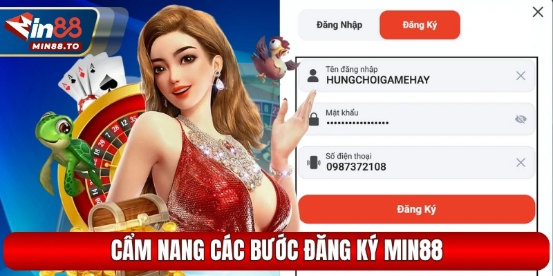 Cẩm nang các bước đăng ký MIN88 dành cho tân thủ